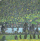 Forest Slope Unterach on the Attersee 1916 - Gustav Klimt