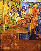 Still Life with Fruit and Coffee Pot 1940 - Hans Hofmann