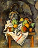 La Vase Paille - Paul Cezanne