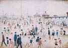At the Seaside - L-S-Lowry