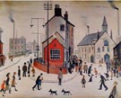 A Street in Clitheroe - L-S-Lowry