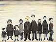 The Funeral Party 1953 - L-S-Lowry