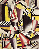 The Wooden Pipe 1918 - Fernand Leger