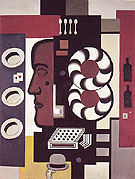 Composition with Hand and Hats 1927 - Fernand Leger