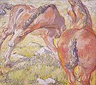 Mare with a Foal 1909 - Franz Marc