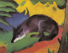 Blue Black Fox 1911 - Franz Marc
