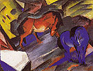 Red and Blue Horse 1912 - Franz Marc