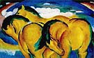 Yellow Horses - Franz Marc