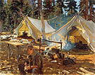 Tents at Lake Ohara 1916 - John Singer Sargent