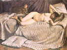 Nude Woman on a Sofa 1873 - Gustave Caillebotte