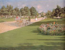 The Park Originally Tompkins Park Brooklyn 1887 - William Merritt Chase