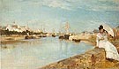 The Harbour at Lorient 1869 - Berthe Morisot