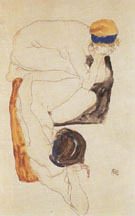 Two Reclining Figures 1912 - Egon Schiele
