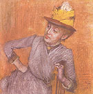 Portrait of Woman 1887 - Edgar Degas