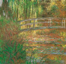 The Water Lily Pond Japanese Bridge 1900 - Claude Monet