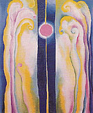 Pink Moon and Blue Lines 1923 - Georgia O'Keeffe