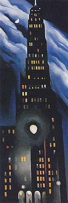 Ritz Tower Night 1928 - Georgia O'Keeffe