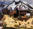Flock of Sheep 1938 - Ernst Ludwig Kirchner