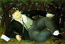 The Poet 1987 - Fernando Botero