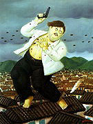 Death of Pablo Escobar 1999 - Fernando Botero