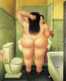 The Bath 1989 - Fernando Botero