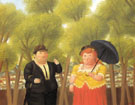 A Man and a Woman 1989 - Fernando Botero