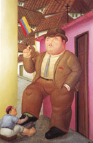 The Bootblack 1989 - Fernando Botero
