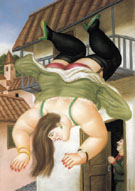 Woman Falling from a Balcony 1994 - Fernando Botero