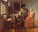 The Glass of Wine c1658 - Jan Vermeer