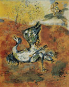 The Bird Wounded by an Arrow c1927 - Marc Chagall