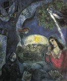 Around Her 1945 - Marc Chagall