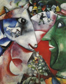 I and the Village 1911 - Marc Chagall