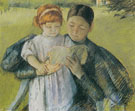 Nurse Reading to a Little Girl 1895 - Mary Cassatt