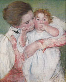 Little Ann Sucking her Finger Embraced by her Mother 1897 - Mary Cassatt