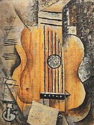 Guitar I love Eve 1912 - Pablo Picasso