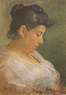 Portrait of the Artists Mother 1896 - Pablo Picasso