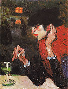 The Absinthe Drinker 1901 - Pablo Picasso