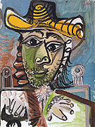 Man in an Armchair 1969 - Pablo Picasso