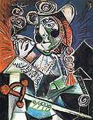 Cavalier with Pipe The Matador 1970 - Pablo Picasso