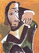 Seated Man 1971 - Pablo Picasso