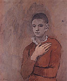 Boy with a Frilled Collar 1905 - Pablo Picasso