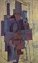 Man Before a fireplace 1916 - Pablo Picasso