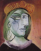 Woman with a Beret 1938 - Pablo Picasso