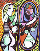 Girl before a Mirror 1932 - Pablo Picasso