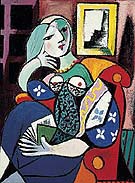 Woman with Book 1932 - Pablo Picasso