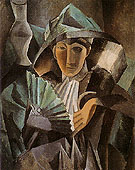 Woman with Fan 1909 - Pablo Picasso