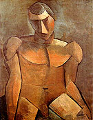 Seated Male Nude 1908 - Pablo Picasso
