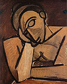 Toiso of Sleeping Woman 1908 - Pablo Picasso