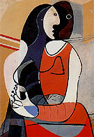 Seated Woman 1927 - Pablo Picasso