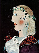 Marie Therese with Garland 1937 - Pablo Picasso